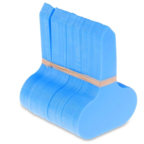 Etiquetas para plántulas de jardín Inteprter 100 piezas azul