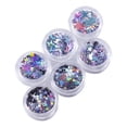 thumbnail image 2 of Fiudx Juego de Parches de Lentejuelas para Decoración de Uñas con Forma de Corazón, Dorados y Brillantes., 2 of 2