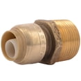thumbnail image 1 of Adaptador reductor SharkBite U116LFA, 1/2 x 3/4 pulgadas, latón, 1 of 5