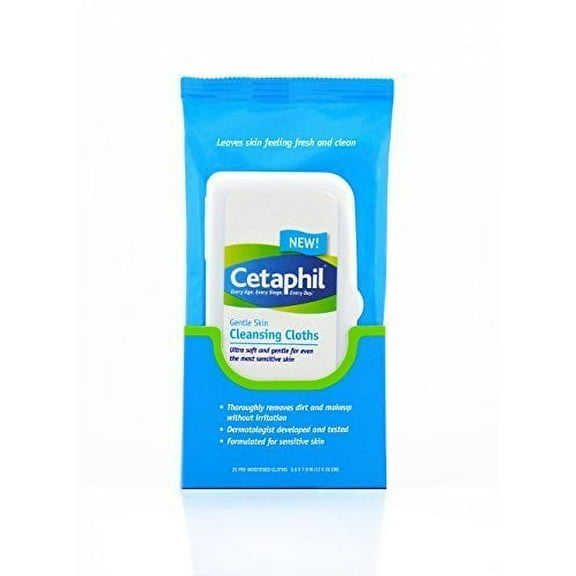 Cetaphil Gentle Skin Cleansing Cloths 25 ea