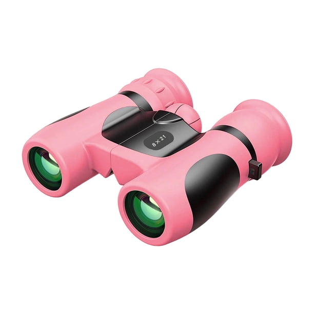 Prismáticos portátiles Sunnimix telescopio 8x21 para Principiantes 3 6 8 12 Niñas Rosado