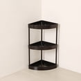 thumbnail image 1 of EIMELI Triangle Bathroom Storage Racks Space Saving Storage Holder for Washroom Toilet Dorm Kitchen - White, 1 of 3
