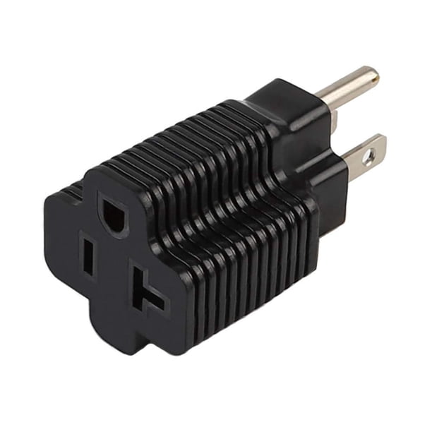 Nema - Adaptador de enchufe de 15 amperios a 20 amperios listado ETL NEMA 5-15P a 5-15/20R (peine 20