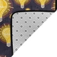 thumbnail image 4 of Area Rugs For Living Room Decor - Ider Light Bulb Pattern Anti Slip Throw Washable Rugs 3x5 For Bedroom, Soft Indoor Carpet For Bedroom Living Room 60x39In, 4 of 5