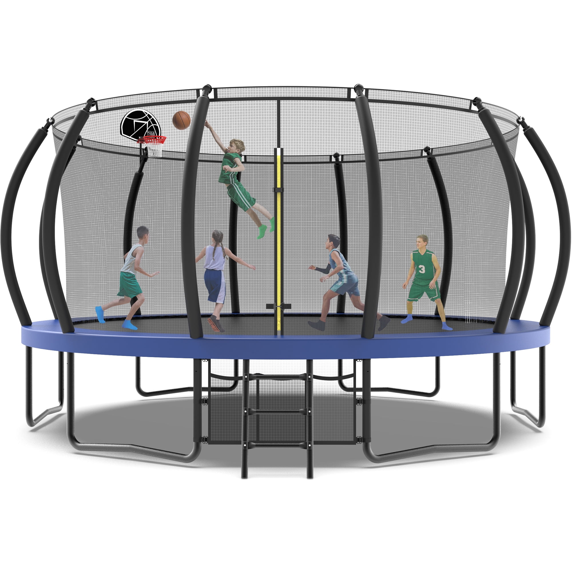 Jump Into Fun Trampoline 16FT, Trampoline for Adults and Kids with