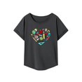 thumbnail image 1 of Camiseta básica de verano para mujer, camiseta básica elegante para caminar en la playa, trabajo de oficina L, 1 of 7