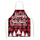 thumbnail image 1 of Navidad Ajustable Negro Y Rojo A Cuadros Delantal Antiaceite Y Antiincrustante Delantal De Cocina Para Hornear Advancent HA043623-06, 1 of 6
