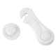 thumbnail image 1 of Cerradura de seguridad adhesiva para cajones, armarios, armarios, cerradura de protección para niños y bebés (blanco), 1 of 10
