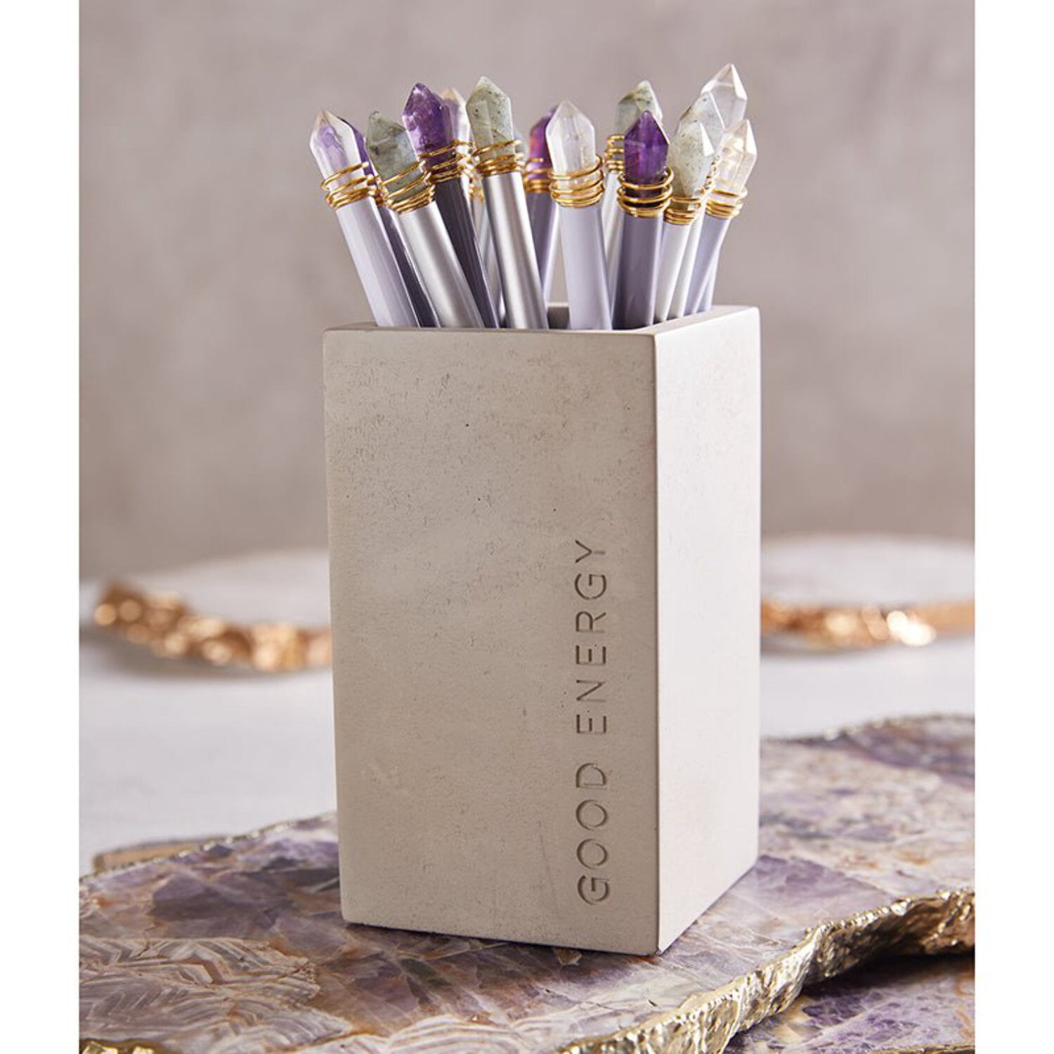 Christian Brands G2686 Crystal Pen  AmethystPack of 6