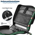 thumbnail image 4 of FORMRS Zipper Binder with Shoulder Strap 2-inch Ring 500 Sheet Capacity File Bag, Green Christmas Trees, 4 of 5