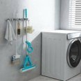 thumbnail image 4 of Wall Broom Holder - Stainless Steel Broom Hanger, Storage Hanger Holder for Kitchen, Garage, Laundry Room (2 Slots and 3 Hooks), 4 of 5