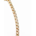 thumbnail image 2 of Pulsera para mujer de oro laminado brillosa con piedra blanca, 2 of 7