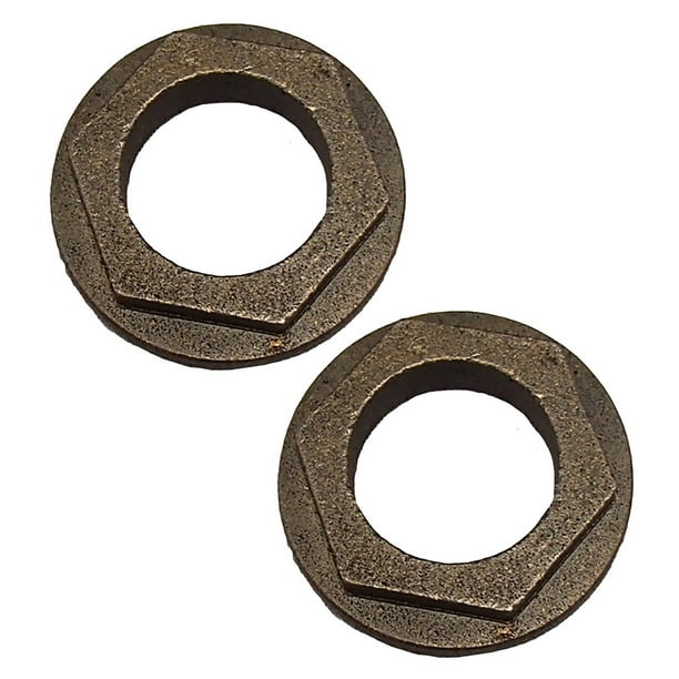 2 Hex Steering Shaft Bushings Fits Cub Cadet MTD and Fits Toro Riding Lawn Mowers