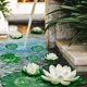 thumbnail image 2 of Almohadilla para estanques, 5 piezas de loto artificial, lotos de espuma flotantes de agua realistas, almohadilla de lirio falsa para estanque de jardín doméstico, 2 of 5