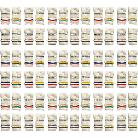 

SOCKS NBULK 72 Pairs Kids Children s Cotton Tube Socks Referee Style Assorted
