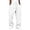 White #288, variant on Men's Corduroy Wide Leg Pants Drawstring Elastic Waist Baggy Loose Fit Casual Lounge Trousers with Pockets