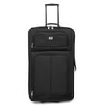 thumbnail image 2 of (3 pack) Protege Regency 24" Checked Polyester Softside Upright Luggage, All Ages, Black, 2 of 12