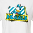 thumbnail image 3 of Disney - Leaning Donald Duck With Nametag  - Juniors Cropped Cotton Blend T-Shirt, 3 of 5