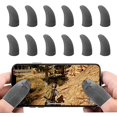 thumbnail image 1 of Newseego Mobile Game Controller Finger Sleeve Sets [12 Pack],Smooth Thin Anti-Sweat Breathable Full Touch Screen, 1 of 5