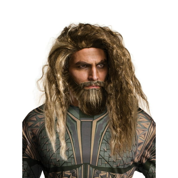 Justice League: Aqua Man Adult Beard and Wig