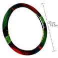 thumbnail image 4 of Fruit 14.5 Inch Printing PVC Leather Steering Wheel Covers Car Wheel Cover Auto Accessories, 4 of 6