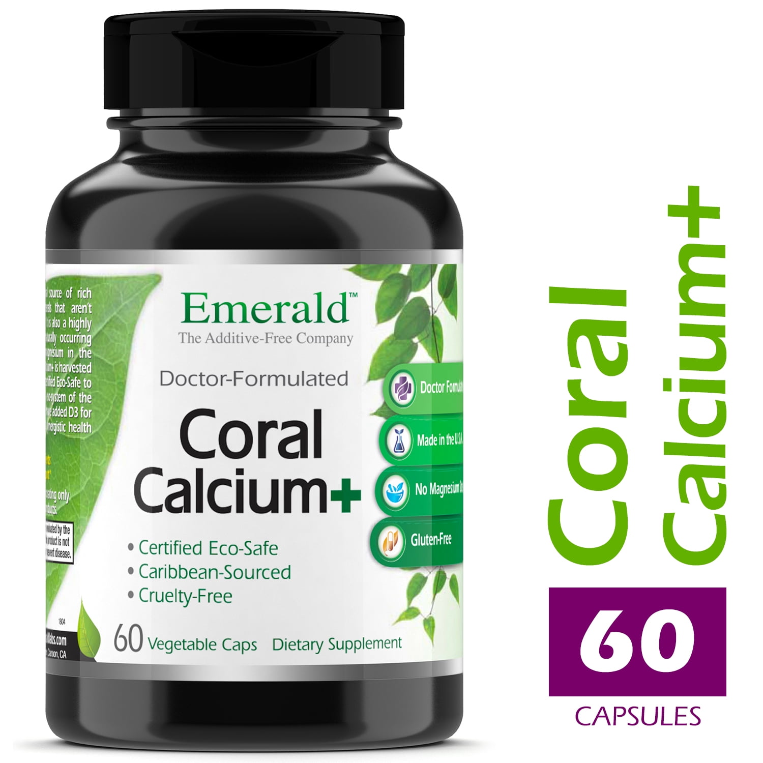 Emerald Laboratories Coral Calcium Plus Highly Ionizable Coral Calcium from the Caribbean Sea