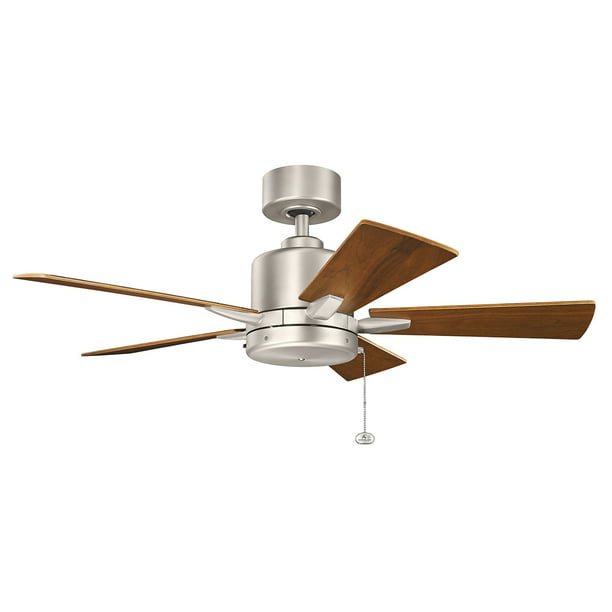 Indoor Ceiling Fans Light With Brushed, Indoor Ceiling Fans With Lights