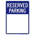 thumbnail image 1 of Blank Reserved Parking Sign, 10x14 Inches, Rust Free .040 Aluminum, Fade Resistant, Made in USA by My Sign Center, 1 of 4