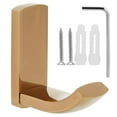 thumbnail image 2 of Coat Rack,Rose Gold Brass Simple Towel Hook Wall Hook Luxury Finish, 2 of 11