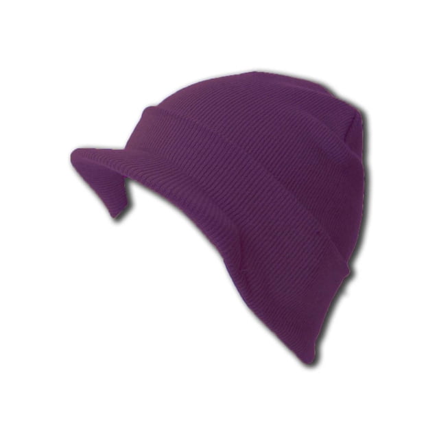 Bonnet à Visière Bonnet Chapeau Bonnet - Violet