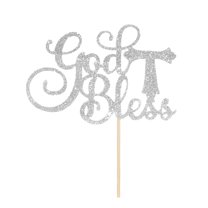 VerPetridure Alphabet Cake insert Silver Unique Shape Cake Card Decoration Your Cake Is Suitable for Birthday Or Party