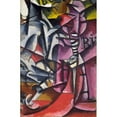 thumbnail image 2 of Lyubov Popova 13x18 Black Ornate Wood Framed Double Matted Museum Art Print Titled - Untitled. (ca 1915), 2 of 5