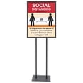 thumbnail image 6 of HUBERT® Social Distancing Sign - 22"W x 28"H, 6 of 7