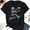 Black, variant on KeHetSoft Unisex Halloween Catching Football Skeleton Cotton Graphic T-Shirt