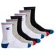thumbnail image 1 of Calcetines unisex Champion, 3 pares - Calcetines de tripulación, logotipo, raya Negro/Blanco/Gris EU 39-42, 1 of 5