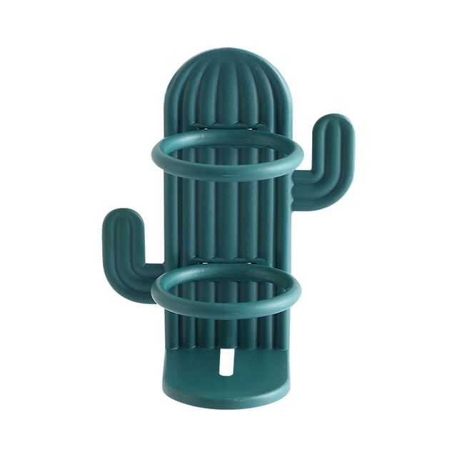 Single-person Toothbrush Without Punching In The Bathroom Bathroom Wall-mounted Makeup Brush And Comb Storage Rack