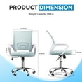 thumbnail image 4 of Nazhura Height Adjustment and 360 Degree Swivel Office Desk Chair, 4 of 8