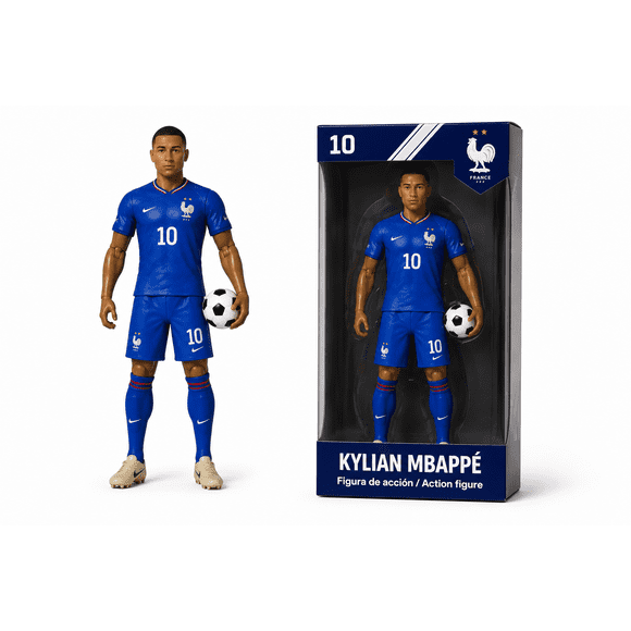 Figura de Acción Kylian Mbappé Francia 25 cm Coleccionable Futbolista