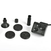 LUDLZ Monocrystalline Silicon Solar Bird Bath Fountain, Multicolor