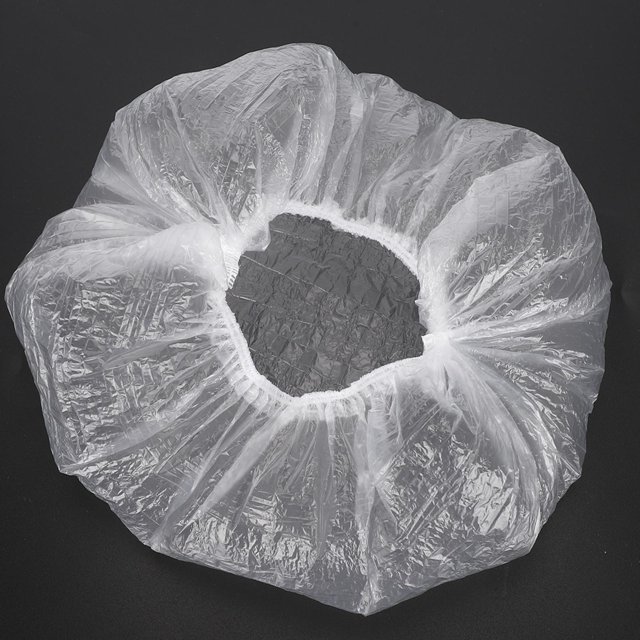 100 piezas de gorro de ducha desechable, tira impermeable, transparente, para cubrir el cabello, para salón de belleza de hotel, para cabeza pequeña