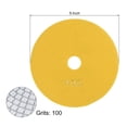 thumbnail image 2 of Uxcell 5-Inch 100 Grits Diamond Polishing Pad Wet/Dry for Stone Concrete Marble, 2 of 5
