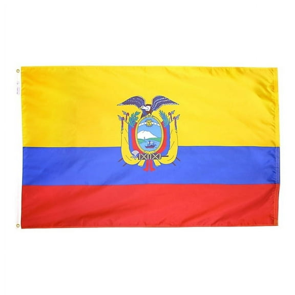 3x5' DURAWAVEZ ECUADOR NYLON FLAG CH&G