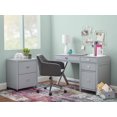 thumbnail image 4 of Posey Side Storage Desk, Grey, 4 of 8