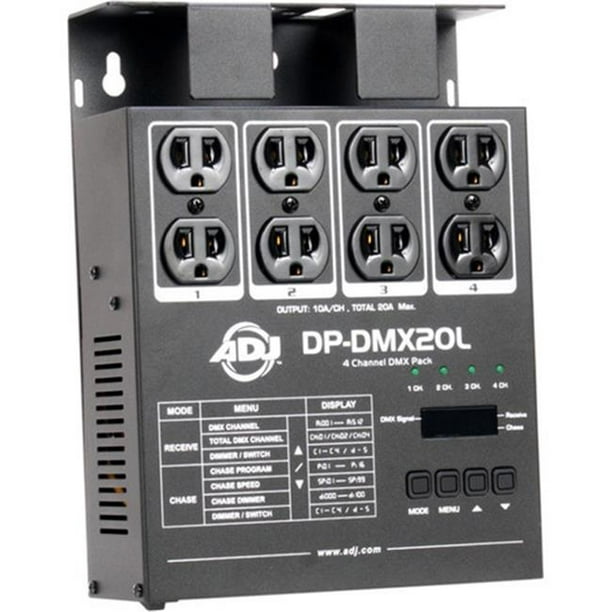 ADJ DP-DMX20L 4 Channel Dimmer Pack -