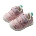 thumbnail image 2 of CYRBOKO Toddler Girls Sneakers, Soft Sole Casual Non-slip Comfortable Athletic Shoes Pink Size 3-3.5 T, 2 of 3
