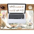 thumbnail image 7 of 4-in-1 Large Mouse Pad, Keyboard Wrist Rest Pad & Wrist Support Mousepad Set, Extended Desk Pad Waterproof Desk Mat for Home Office Study Game - Leave, 7 of 7