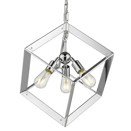 - Architect 3 Light Pendant in Chrome