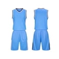 thumbnail image 6 of Kids Soccer Team Jersey Ndbuld Children's Sleeveless Top Elastic Waistband Shorts Training Suit Middle-aged Children's Football Suit Set, 6 of 6