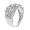 thumbnail image 2 of Vir Jewels 1/2 CTTW Lab Grown Diamond Ring in Sterling Silver Female Adult, 2 of 5