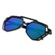 thumbnail image 5 of Gafas de sol de moda vintage con montura poligonal para hombre y mujer, lentes espejadas, 8 colores disponibles. 8, 5 of 9